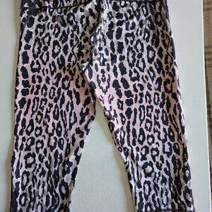 Cheetah Print Capri Leggings by Zella